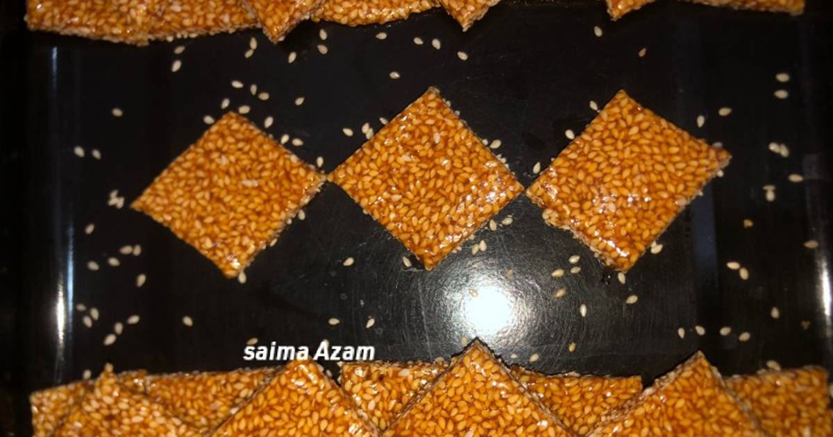 Till Ki Chikki Recipe By Umme Azaan Khan Cookpad