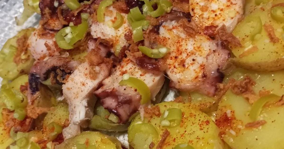 Recetas Muy Ricas De Pulpo Compartidas Por Cocineros Caseros Cookpad