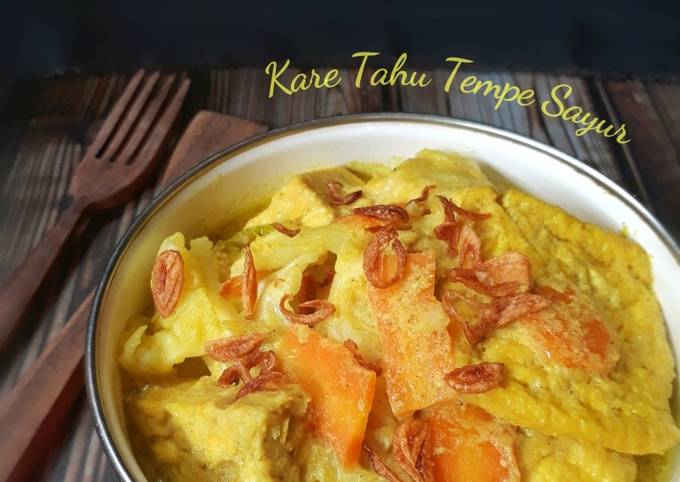 Resep 637 Kare Tahu Tempe Sayur Oleh JE DeBloom Cookpad