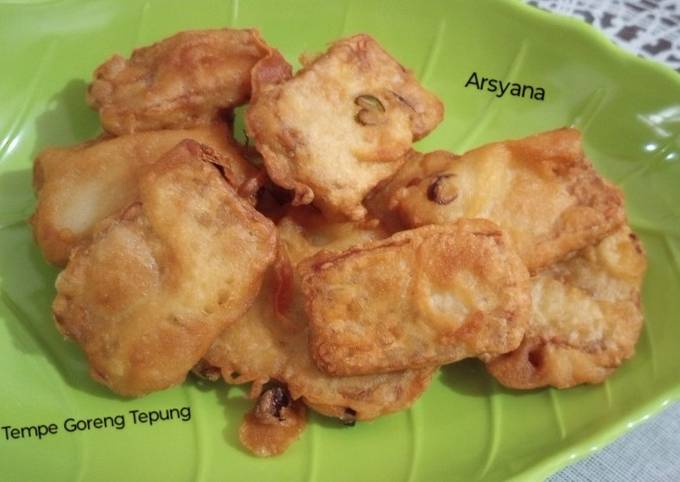 Resep Tempe Goreng Tepung Oleh F Mikayla ArSyana Cookpad