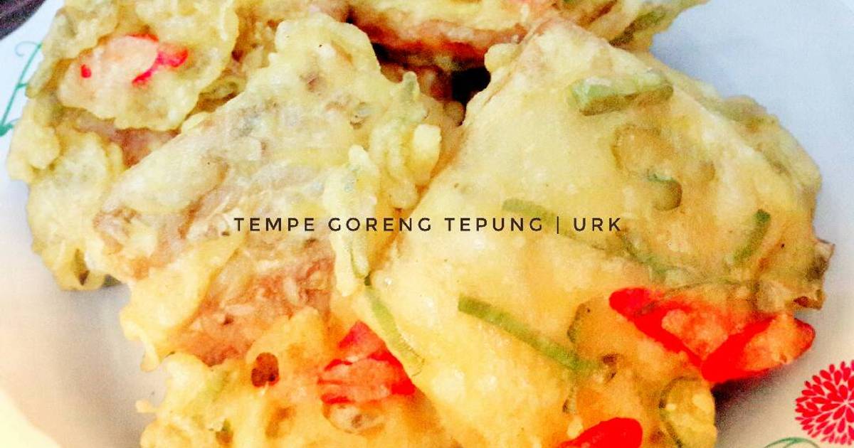 Resep Tempe Goreng Tepung Oleh Urk Cookpad