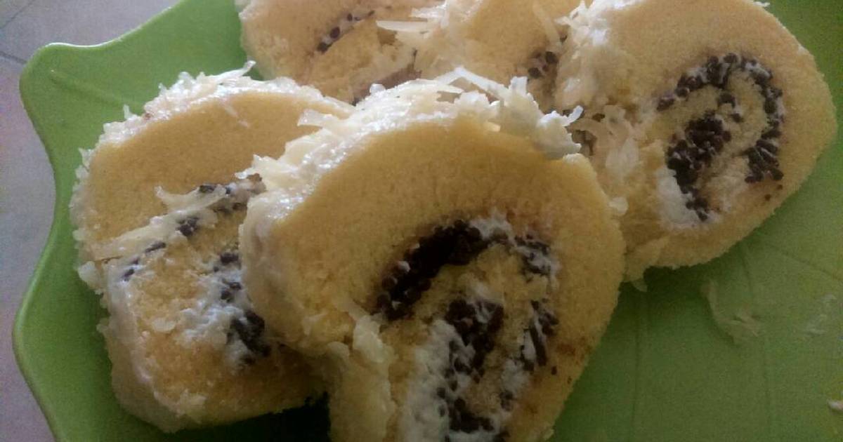 Resep Mini Cheese Roll Cake Bolu Gulung Keju Simpel Dan Lembut Oleh Ibu