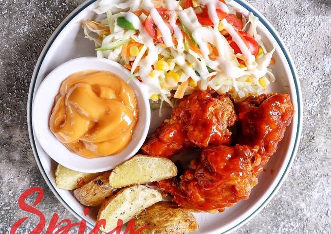 Resep Spicy Chicken Wings Oleh Bundo Gafi Cookpad