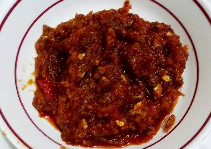 Resep Sambal Bajak Teri Oleh Vita Ruriyani Cookpad