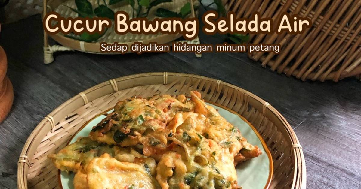 Resipi Cucur Bawang Selada Air Oleh Salina Jalaludin Cookpad