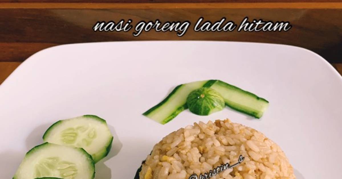 Resep Nasi Goreng Lada Hitam Oleh Kristin Setiawati Cookpad