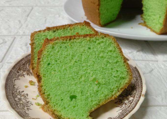 Resep Bolu Pandan Santan Bolu Panggang 4 Telur Oleh Siti Hadijah Karo