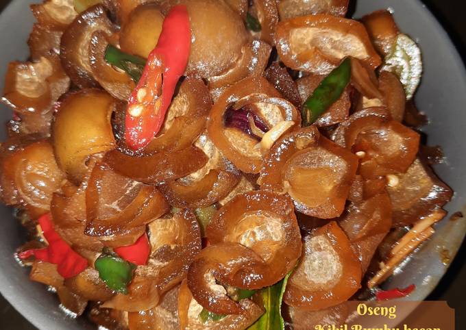 Resep Oseng Kikil Bumbu Kecap Ala Warteg Oleh Dapurkebun Tanpa