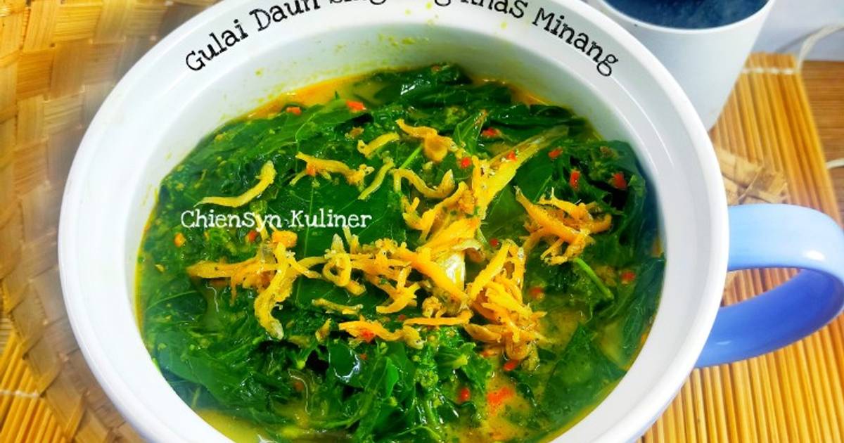 Resep Gulai Daun Singkong Khas Minang Oleh Chiensyn Kuliner Cookpad