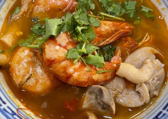 Resep Tom Yam Goong Tom Yam Udang Oleh Shy Kitchen Cookpad