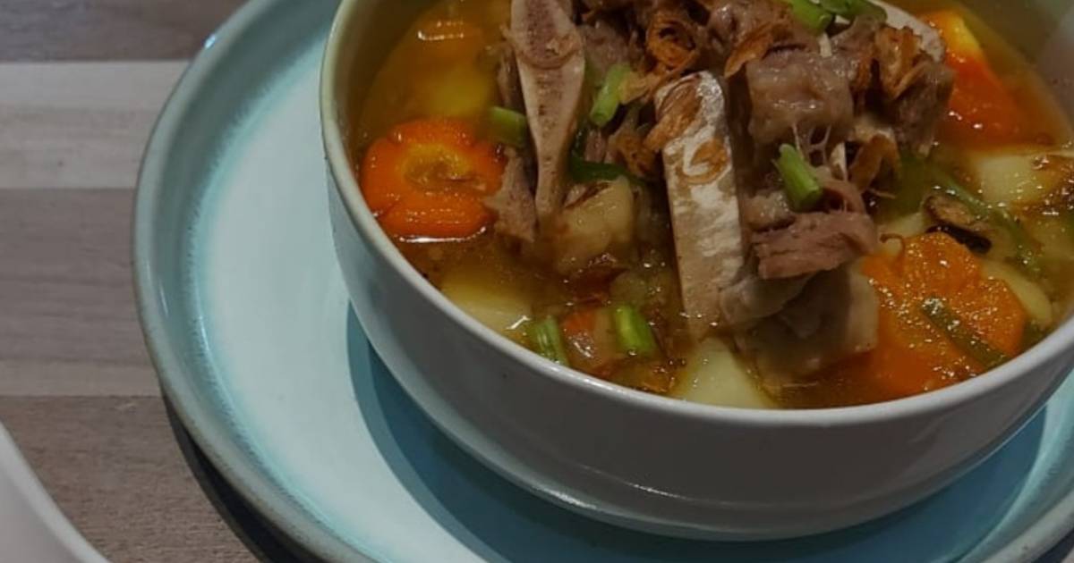 Resep Sop Buntut Dan Iga Slowcooker Kuah Bening Oleh Laila El Cookpad