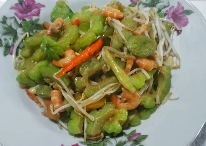 Resep Tumis Pare Tauge Udang Oleh Beta Asmoengin Cookpad