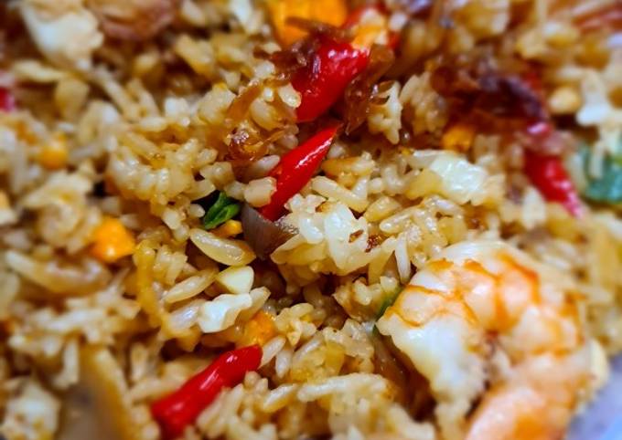 Resep Nasi Goreng Seafood Ala Solaria Oleh Silvi Cookpad