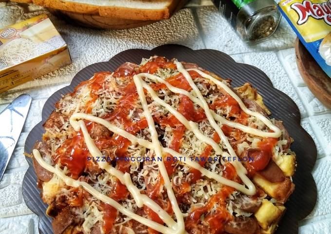 Resep Pizza Pinggiran Roti Tawar Teflon Oleh Mak Win Cookpad