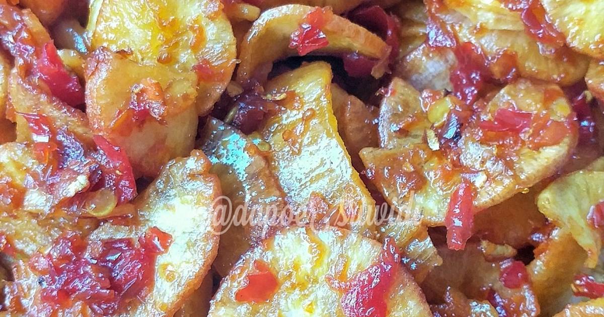 Resep Kripik Singkong Kunyit Pedas Enak Dan Mudah Cookpad