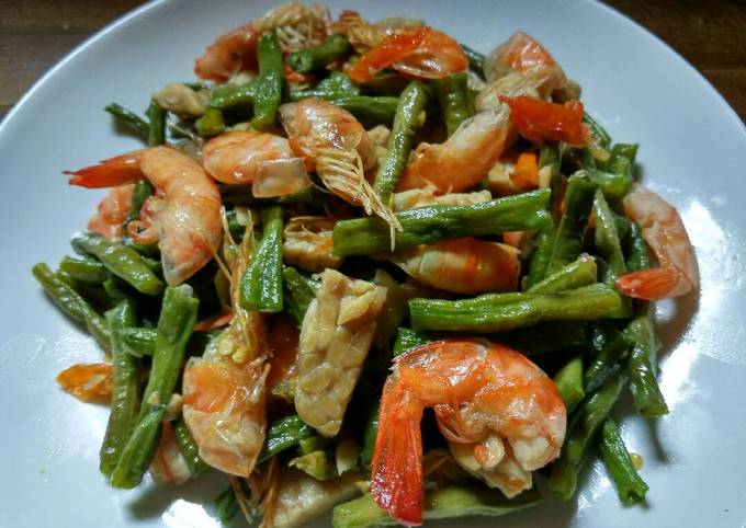 Resep Tumis Kacang Panjang Udang Tempe Oleh Novella Ardyana Autora