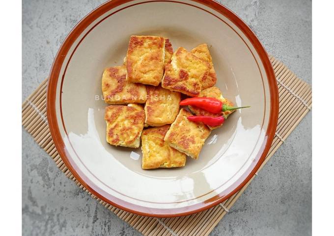 Resep Tahu Panggang Teflon Oleh Bunda Nafisha Cookpad