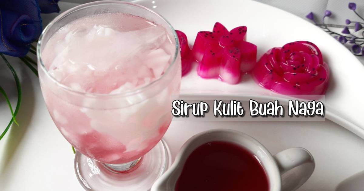 Resep Sirup Kulit Buah Naga Oleh Julie Kustianingsih Cookpad