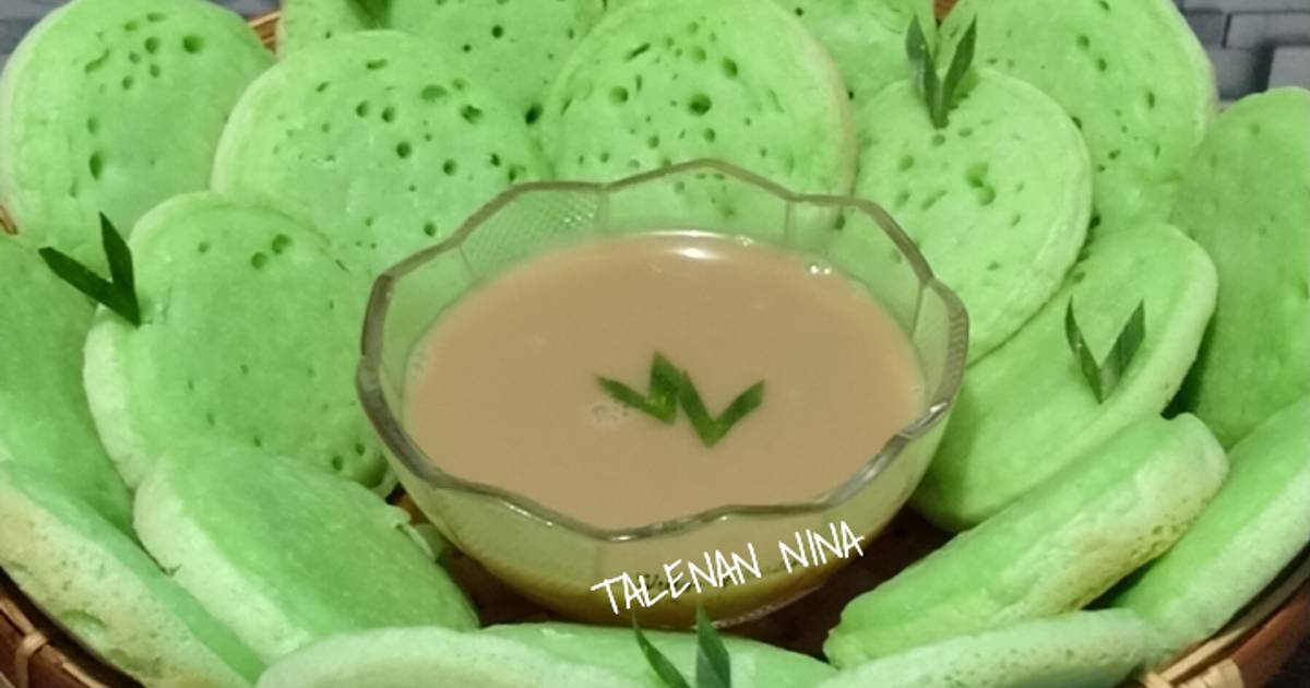 Resep Serabi Pandan Tanpa Telur Kuah Kinca Oleh Hening Lestari