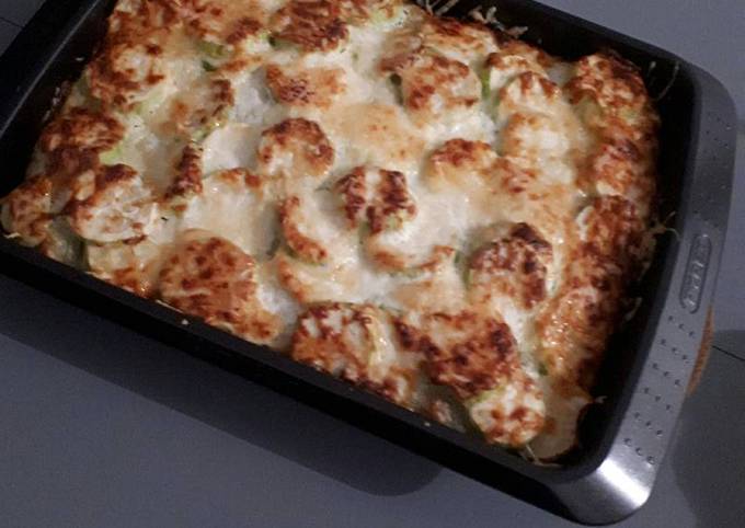 Gratin De Ravioles Au Saumon Et Courgettes De Clem Cookpad