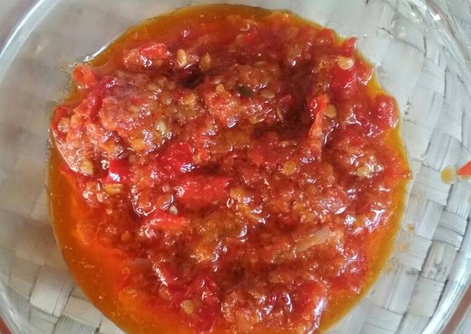 Resep Sambal Tomat Rebus Oleh Linda Sary Cookpad