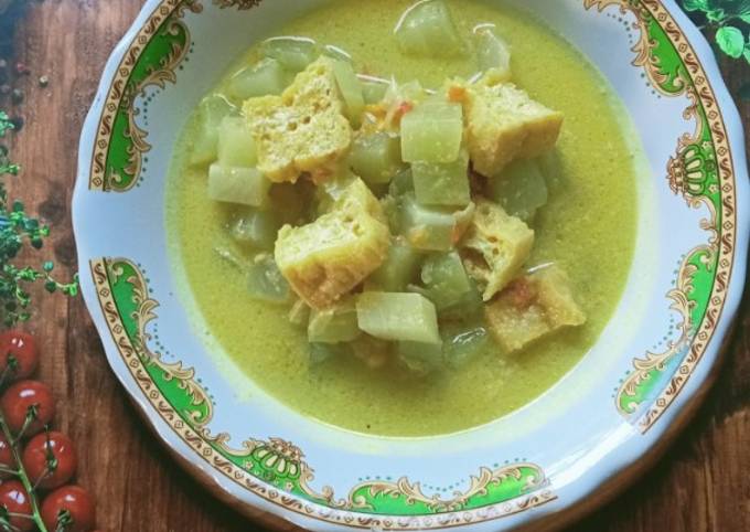 Resep Sayur Lodeh Labu Siam Tahu Oleh Zalfaa Kitchen Cookpad