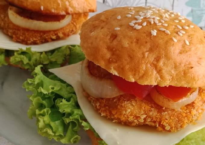 Resep Resep Patty Burger Chicken Burger Oleh Rindi SCN Cookpad