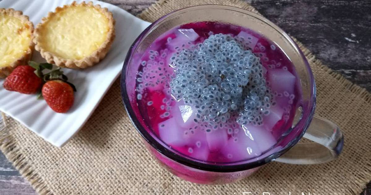 Resep Es Buah Naga Oleh Bunda Ei Cookpad