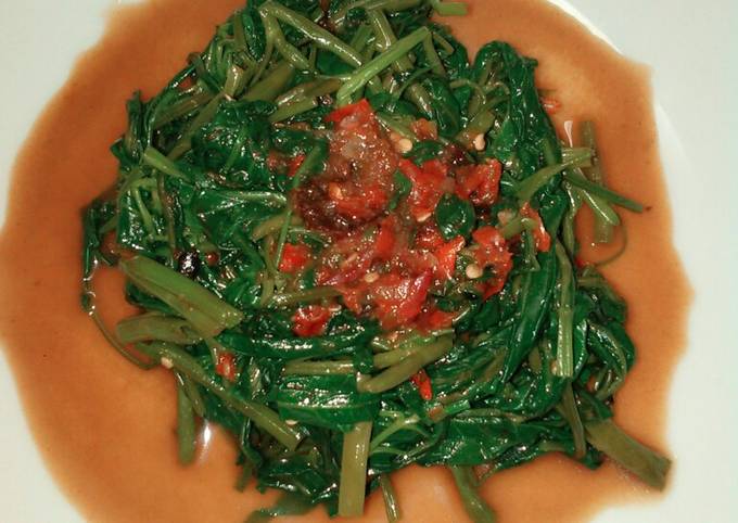 Resep Rujak Kangkung Oleh Prisca Arum Wibawani Cookpad