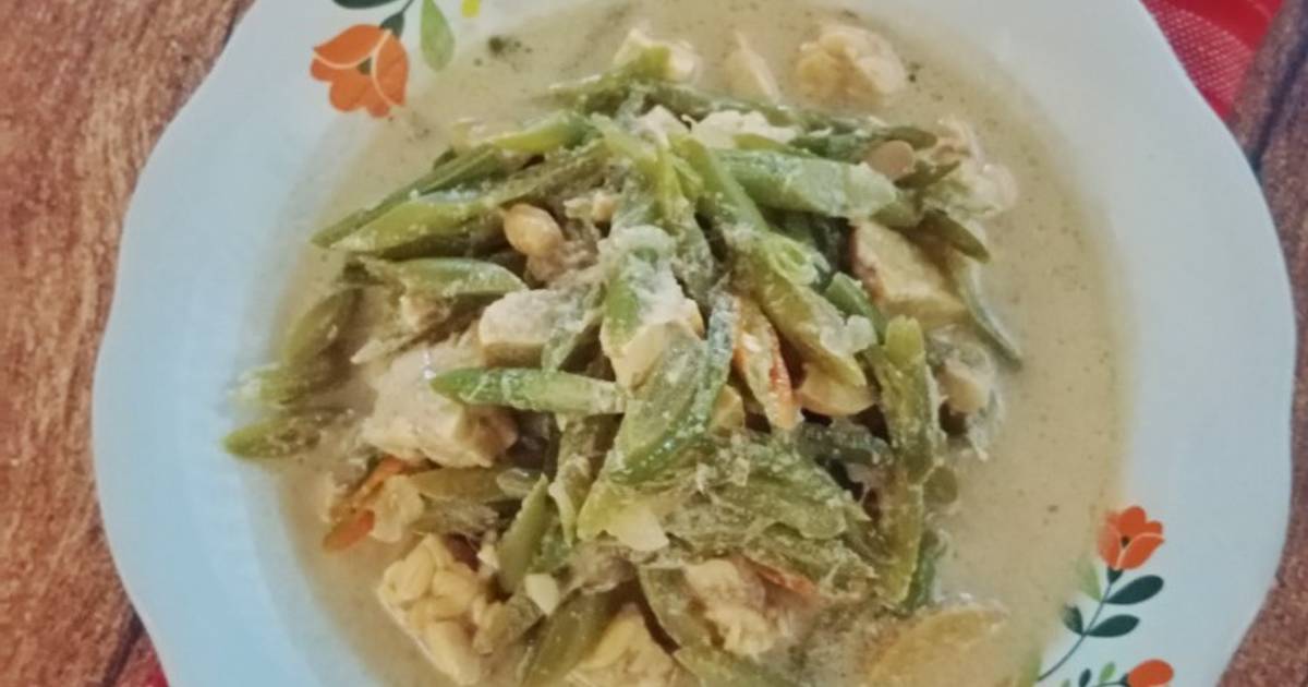 Resep Tempe Buncis Kuah Santan Enak Dan Mudah Cookpad