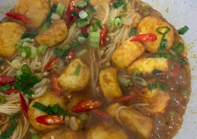 Resep Tofu Jamur Enoki Oleh Ulfa Ula Aulia Cookpad