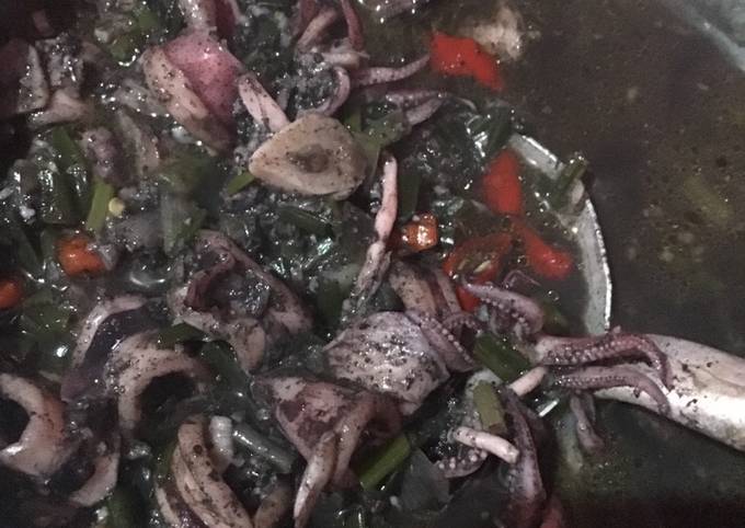 Resep Cumi Masak Hitam Oleh Feriyal Fauzi Bamajbur Ummuahlam Cookpad