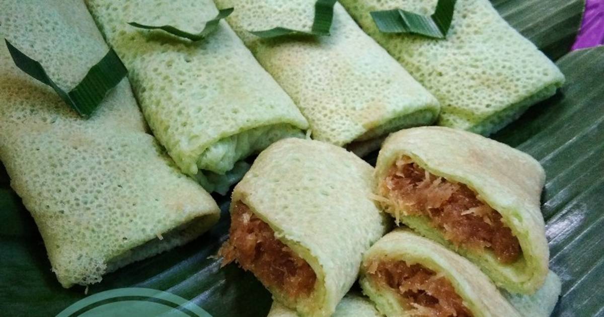 Resep Kue Dadar Gulung Isi Kelapa Durian Enak Dan Mudah Cookpad