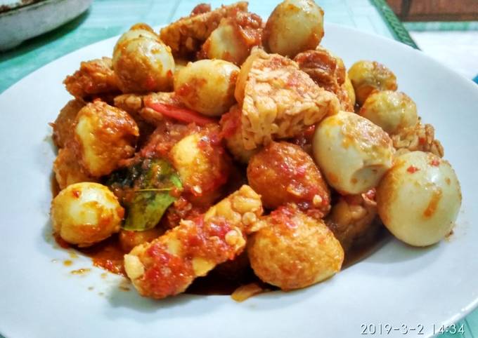 Resep Telur Puyuh Balado Khas Manado Oleh Mrs Anafi S Kitchen Cookpad