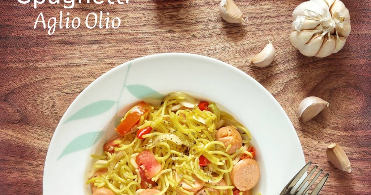 Resep Spaghetti Aglio Olio Oleh Veni KM Cookpad