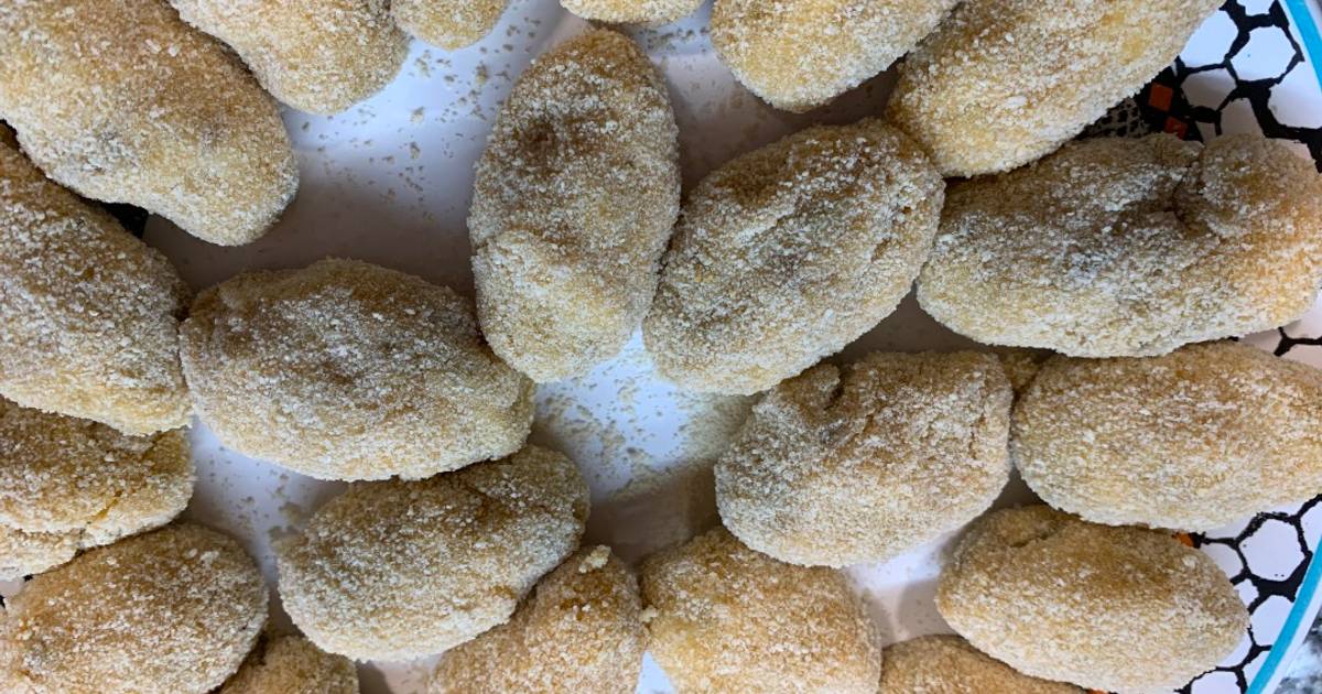 Croquetas de champiñón y berenjenas Receta de Adela Alonso Gallegos