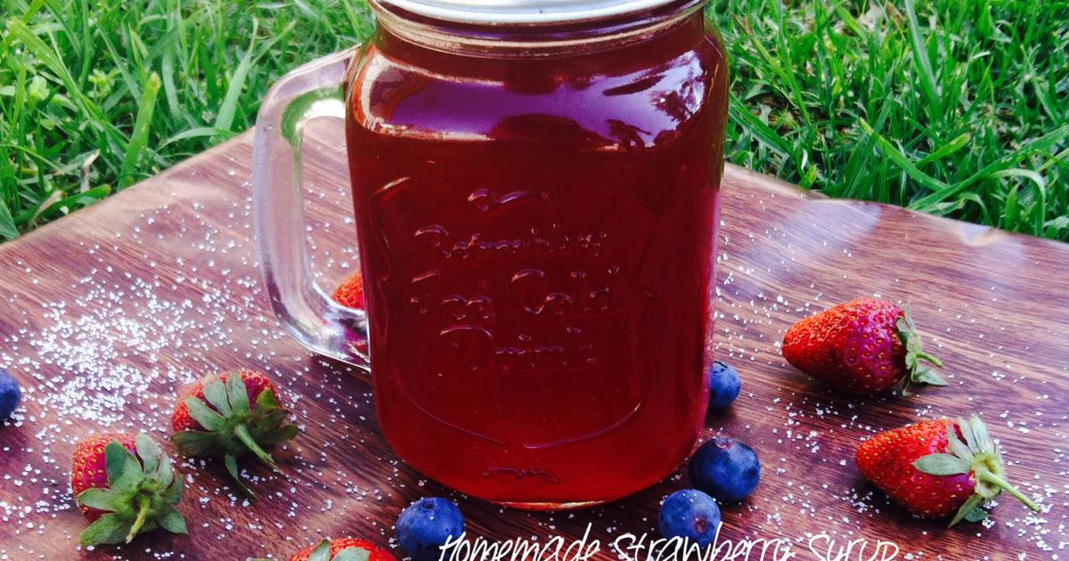 Resep Homemade Strawberry Syrup Oleh Fitri Sasmaya Cookpad