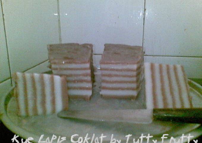 Resep Kue Lapis Coklat Oleh Tutty Frutty Cookpad