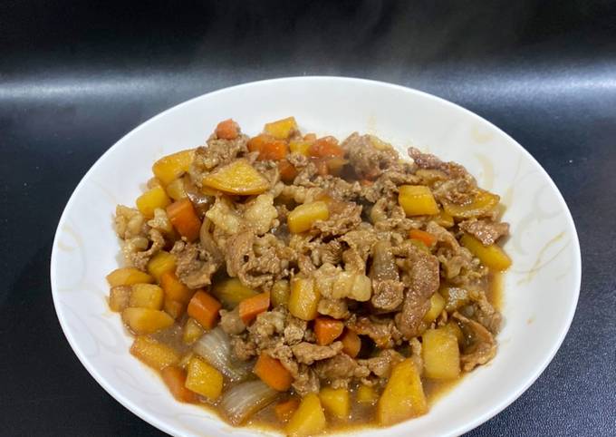 Resep Nikujaga Beef Japanese Stew Oleh Angeline Hosen Cookpad