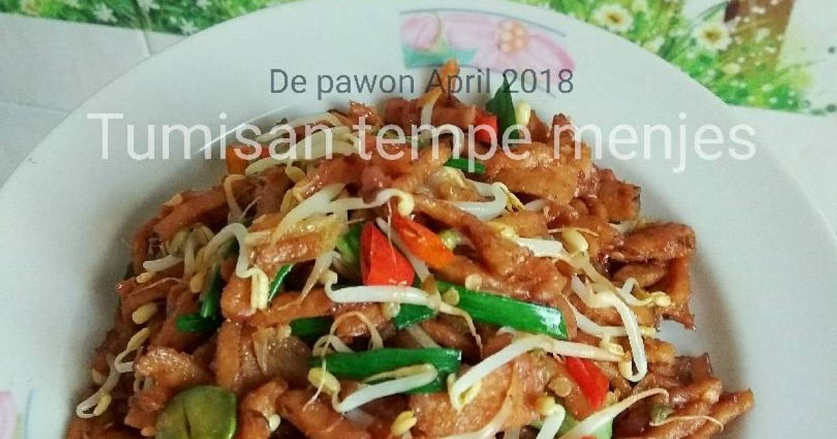 Resep Tumisan Tempe Menjes Oleh Dina Martha Cookpad