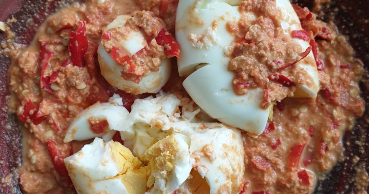 Resep Telur Sambal Pecel Enak Dan Sederhana Ala Rumahan Cookpad