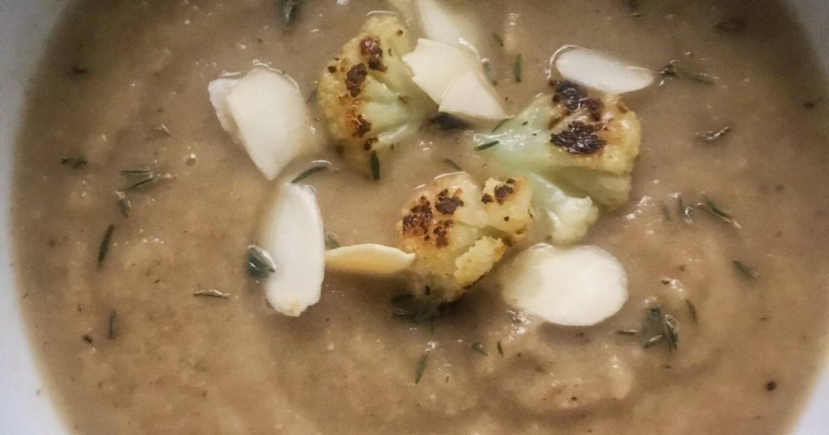 Sopa De Coliflor Rostizada Receta De Lena T Cookpad