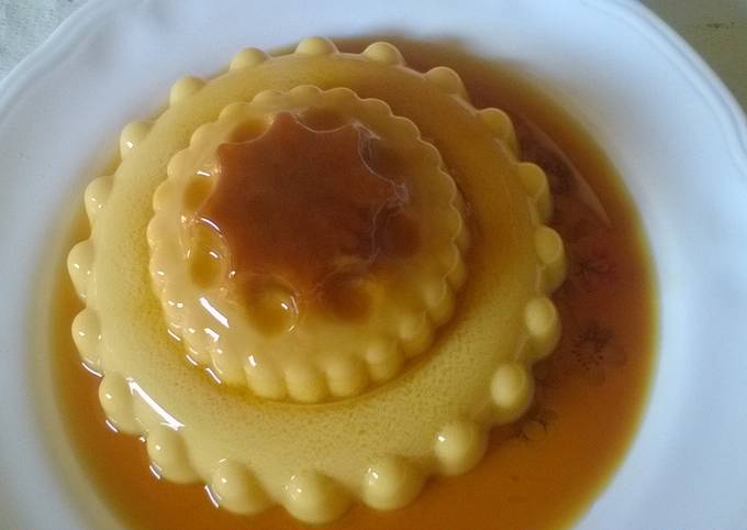 Flan cremoso a la canela fácil y rápido en olla Express Receta de