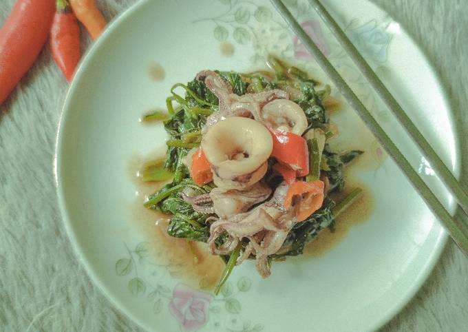 Resep Tumis Cumi Kangkung Oleh Cicilia Yona Cookpad