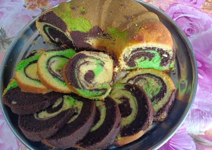 Resep Marmer Cake Bolu Remang Metode All In One Oleh Diazfilo Cookpad