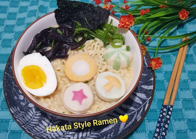 Resep Hakata Style Ramen Menggunakan Mie Instant Oleh Lina Bachry