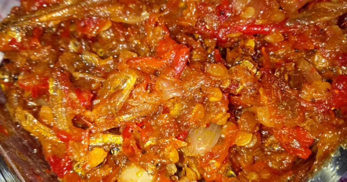 Resep Sambal Sambel Teri Simpel Awet Seminggu Suhu Ruang Oleh