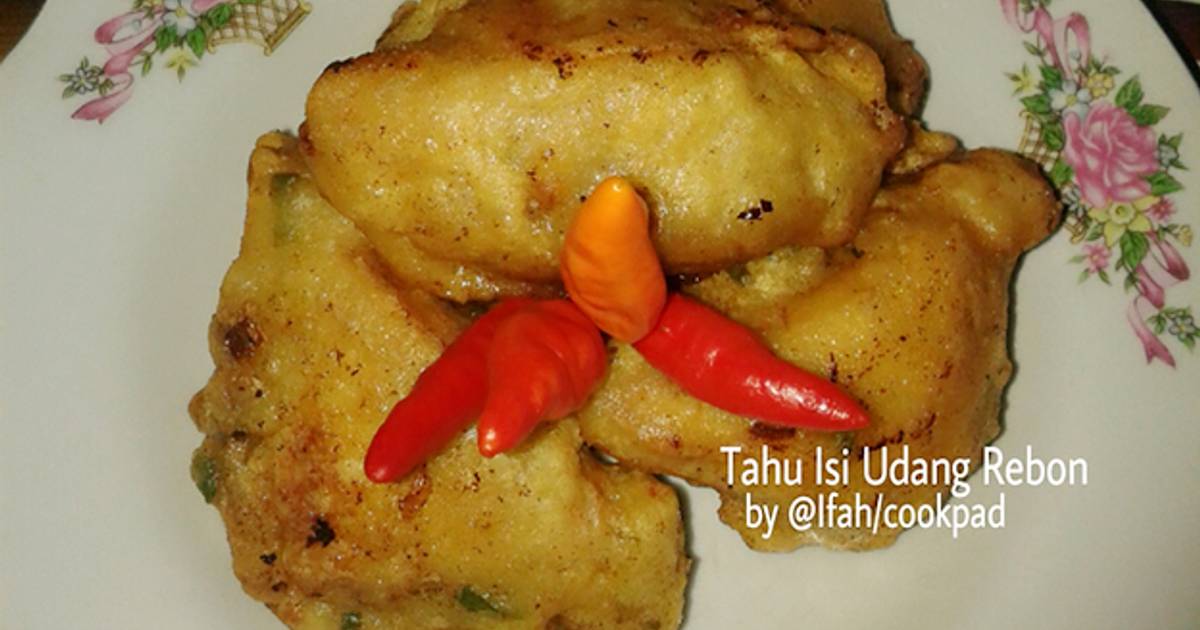 Resep Tahu Isi Udang Rebon Pedas Gurih Oleh Dish By Ifah Cookpad