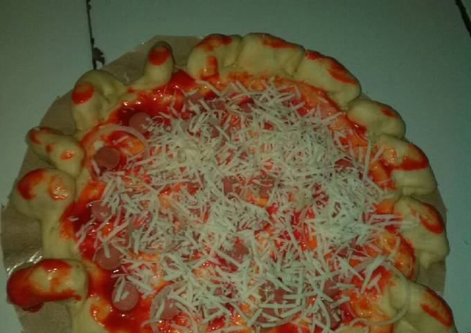 Resep Pizza Teflon Oleh Ibu Dhea Marsya Cookpad