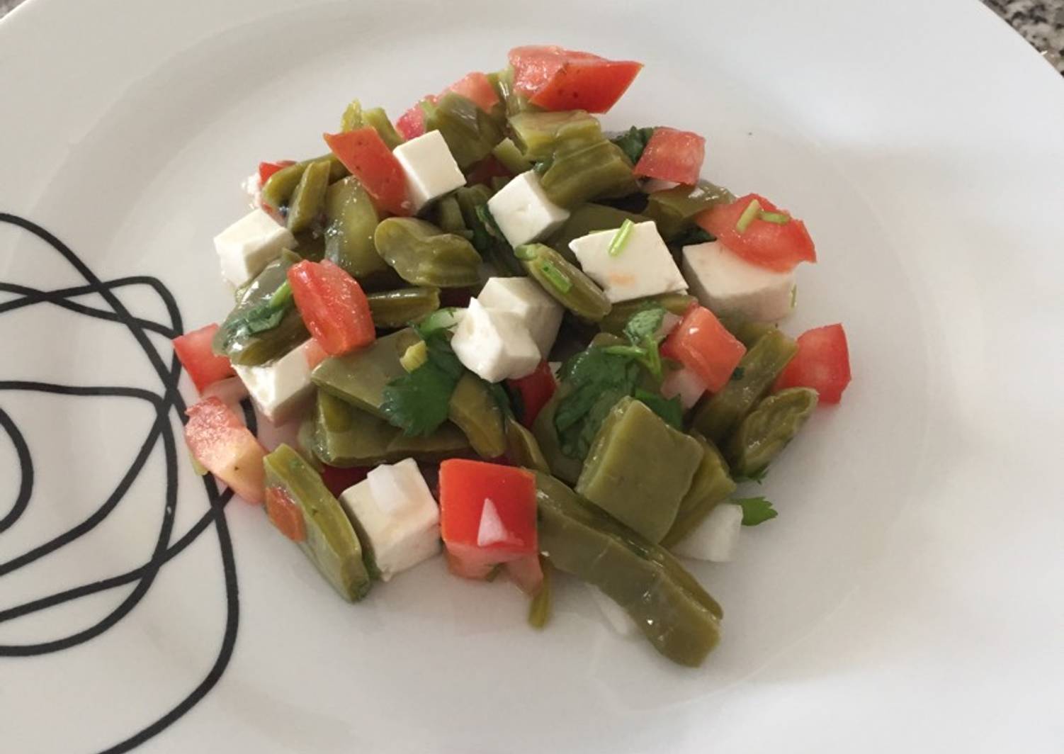 Ensalada De Nopal A La Mexicana Receta De Dani Cadavieco Cookpad